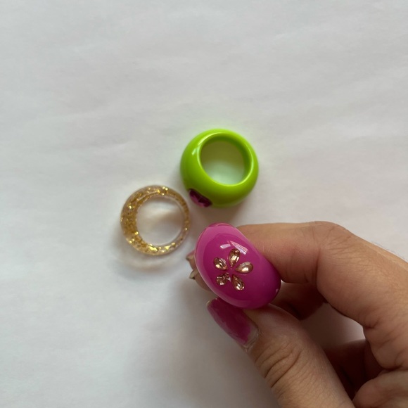 H&M chunky Rings set - Picture 2 of 3